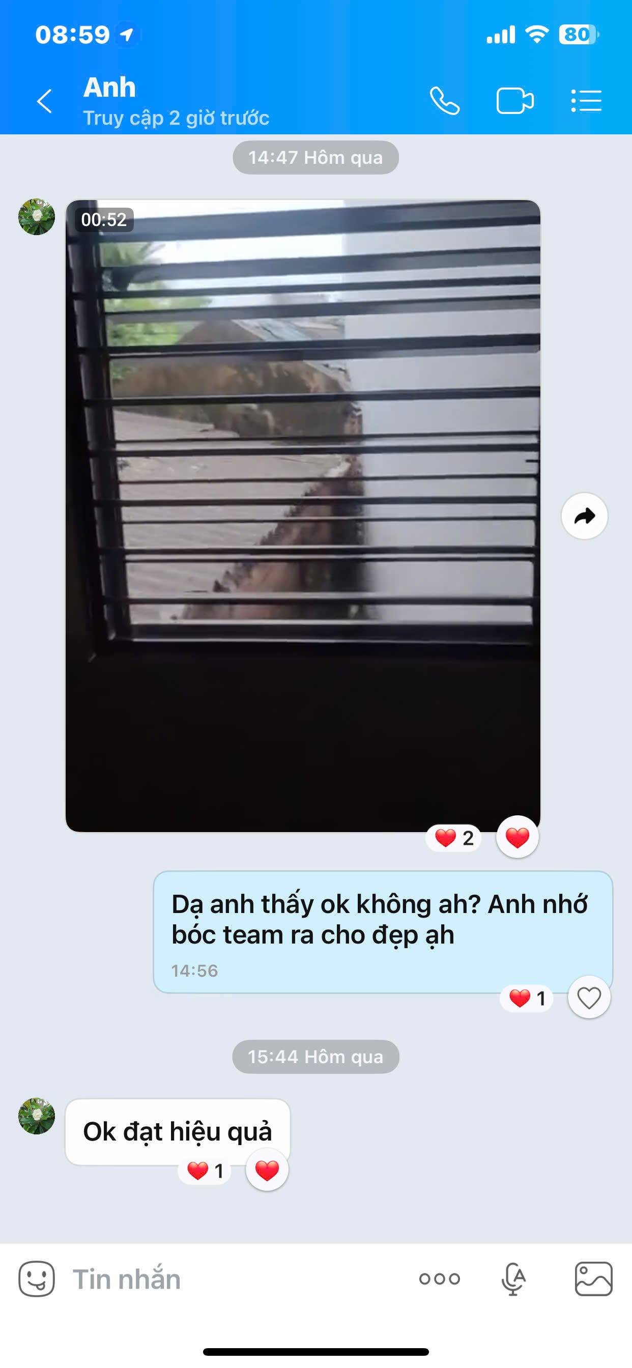 Khách hàng phản hồi